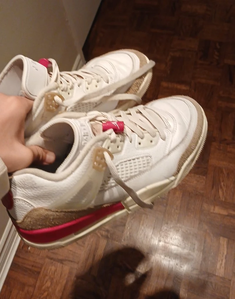 White Air Jordan 3 Sneakers
