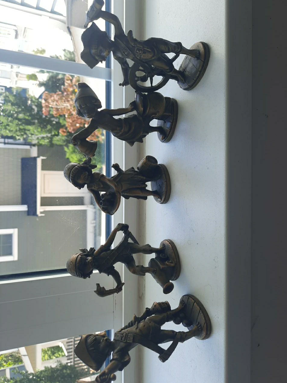 Vintage Bronze Finish Figurines Collection
