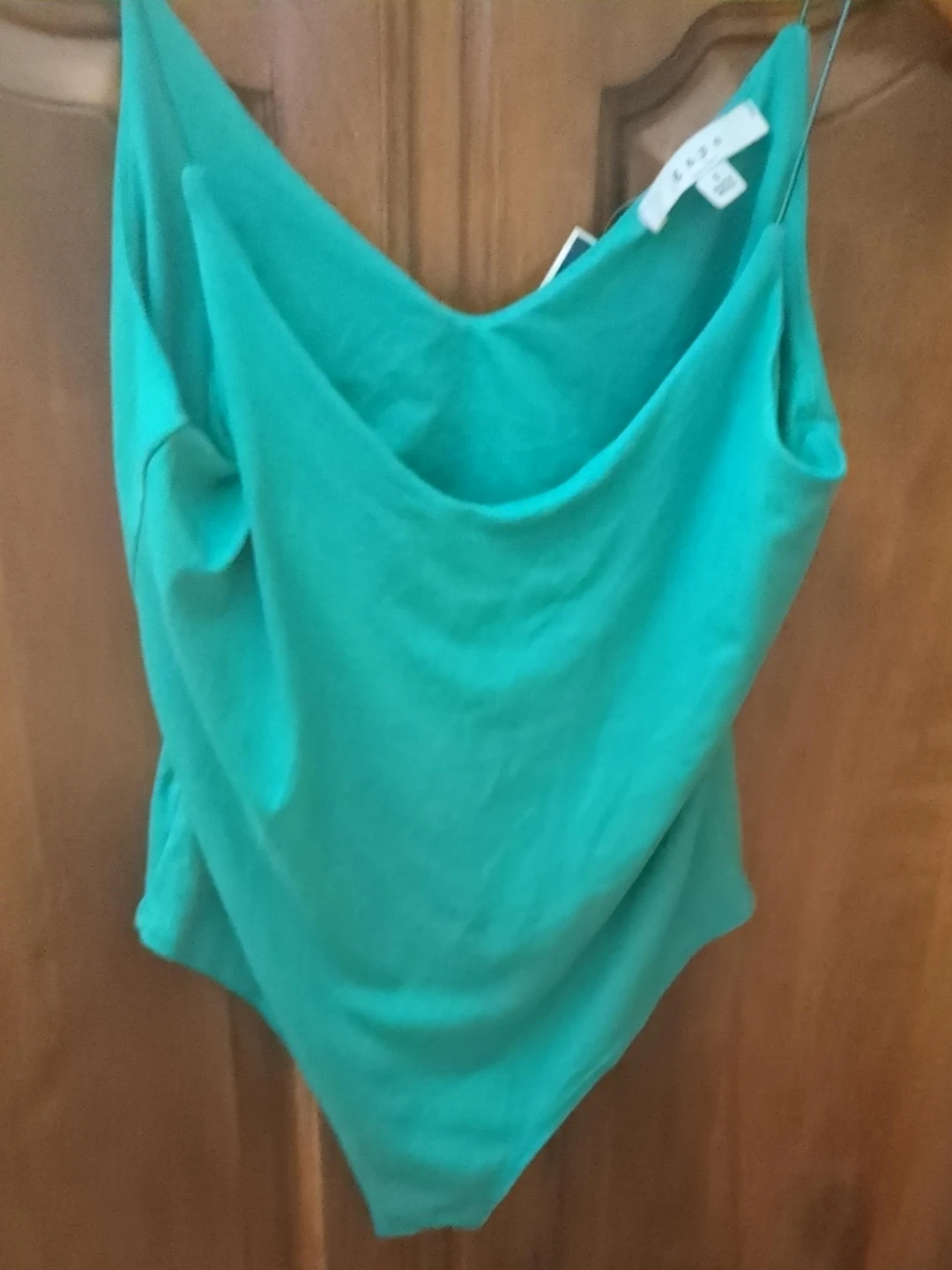 Gaze Teal Spaghetti Strap Top - Size S
