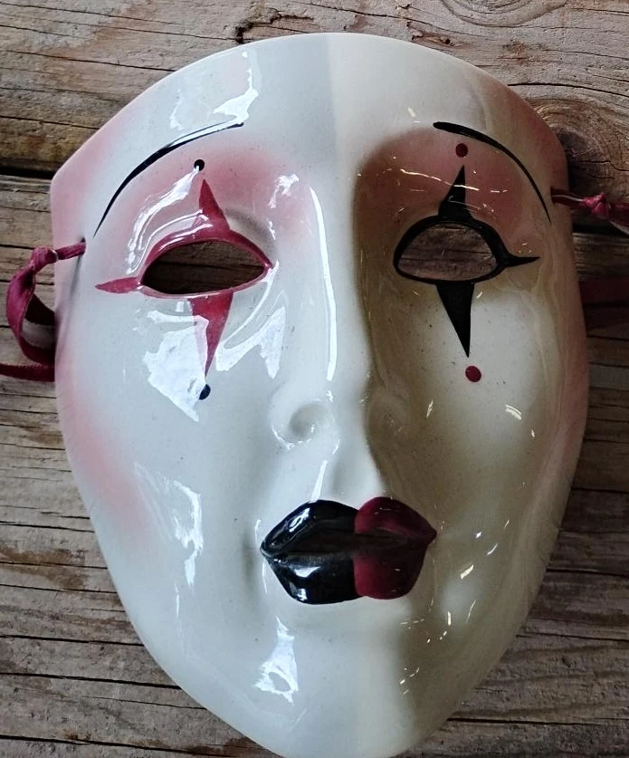 Decorative Pierrot Clown Mask