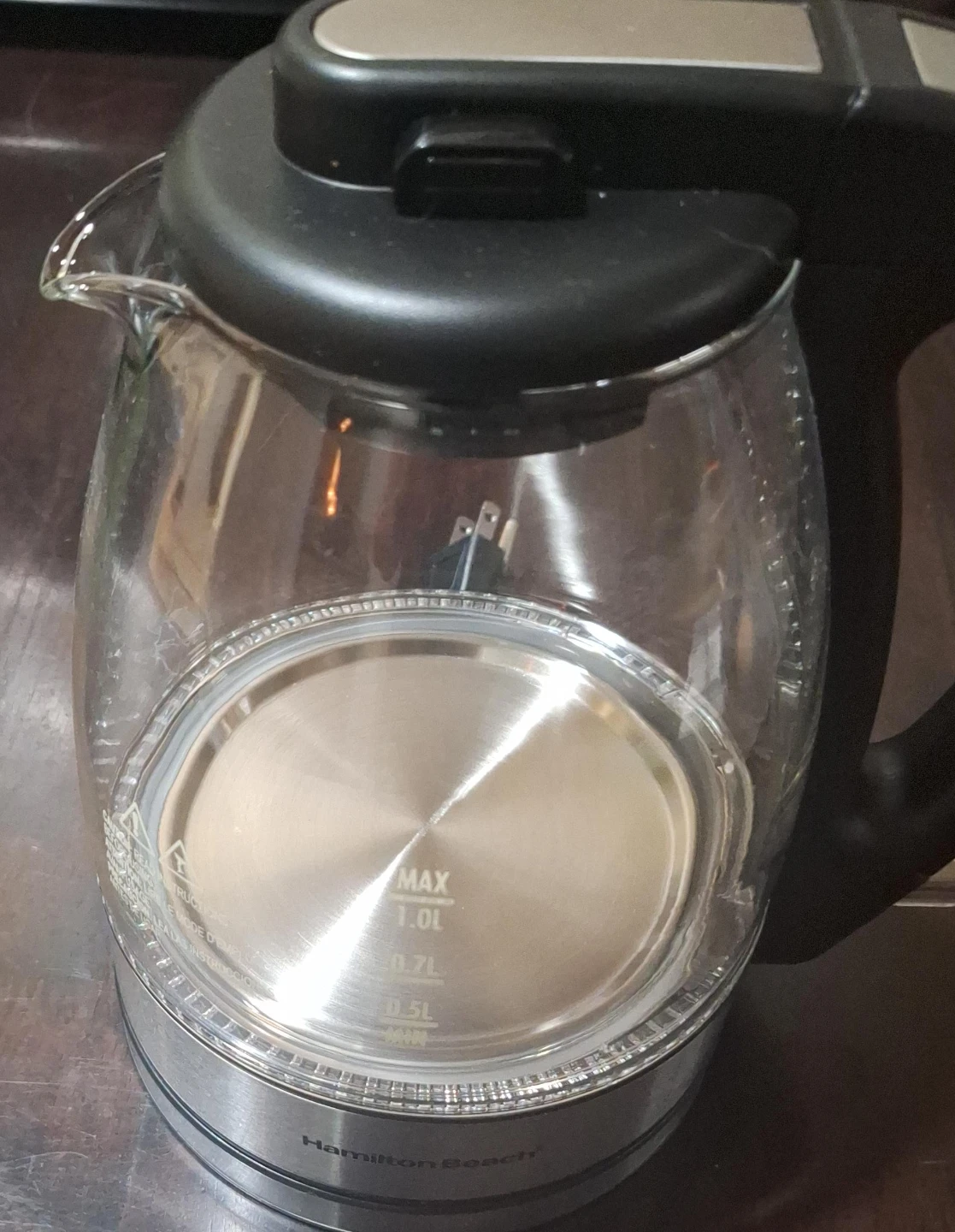 Hamilton Beach Glass Electric Kettle 1.0L