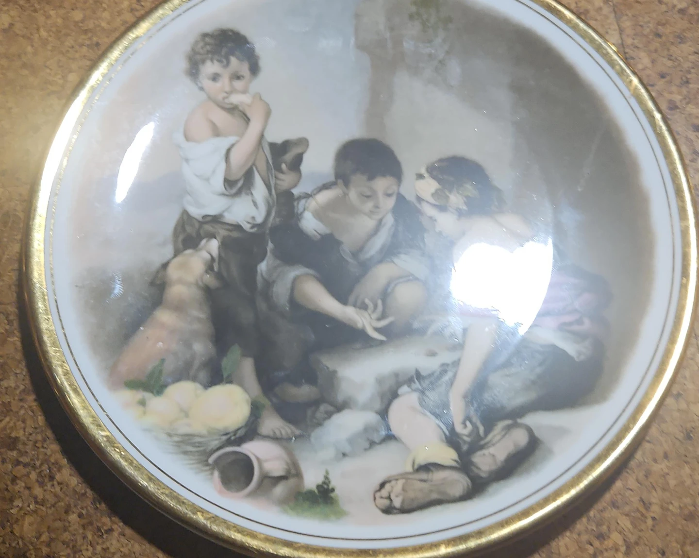 English Fine China decorative plate