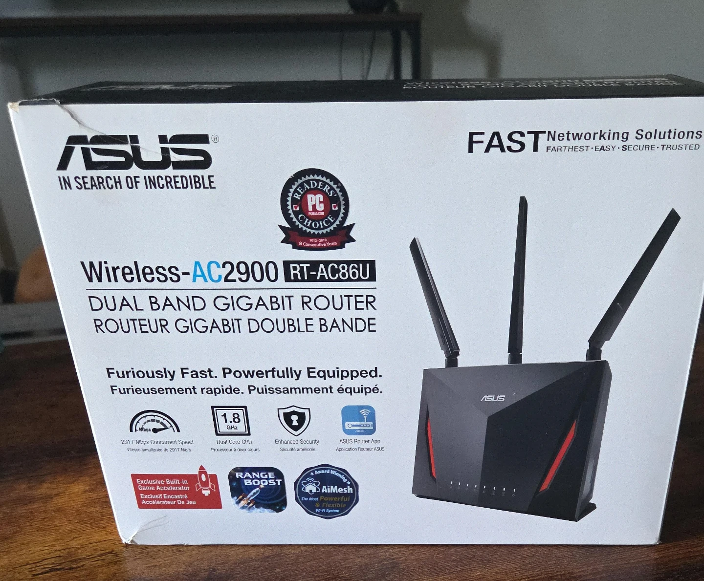 ASUS RT-AC86U Wireless-AC2900 Dual Band Gigabit Router