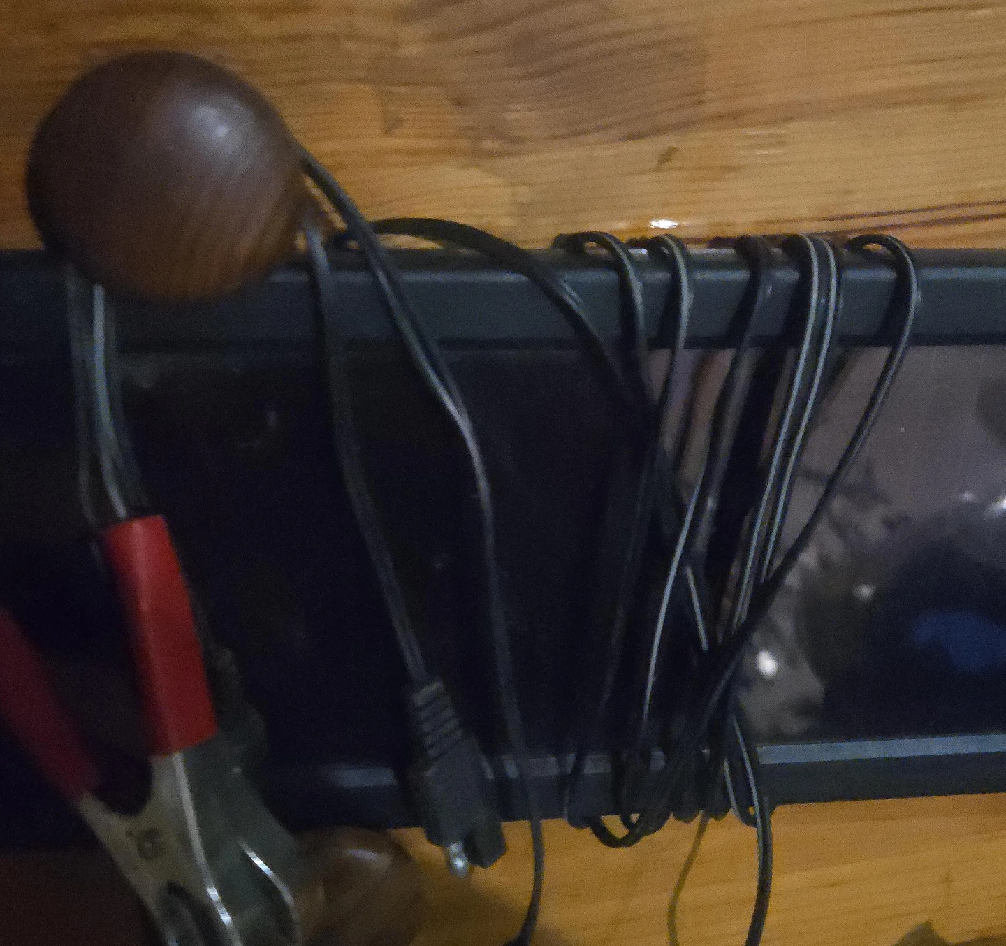 Battery Charger with Alligator Clips