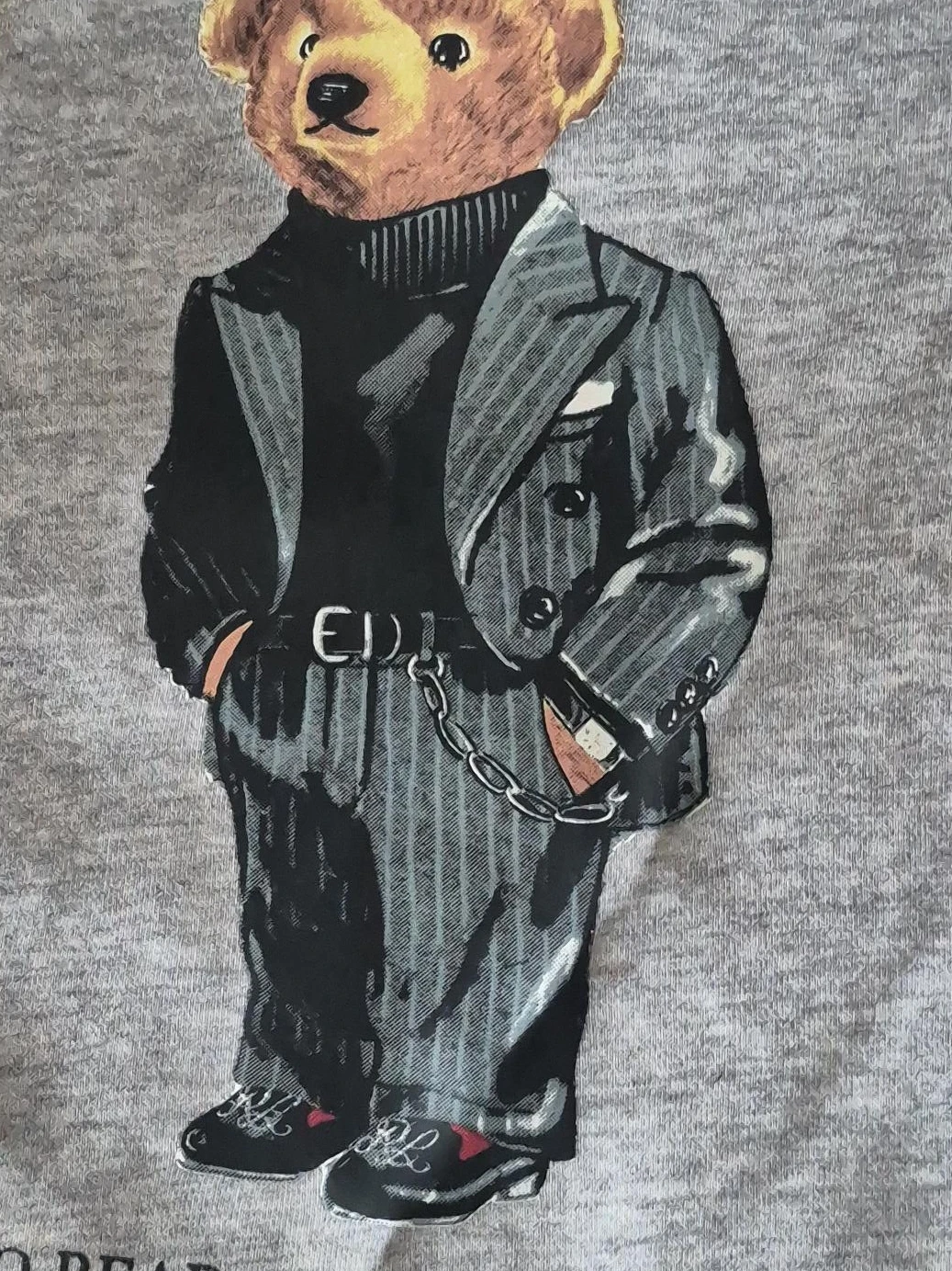 RALPH LAUREN   Polo Bear Grey Sweater 4XL