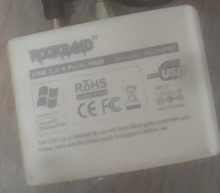 Rock Band USB 2.0 4-Port Hub