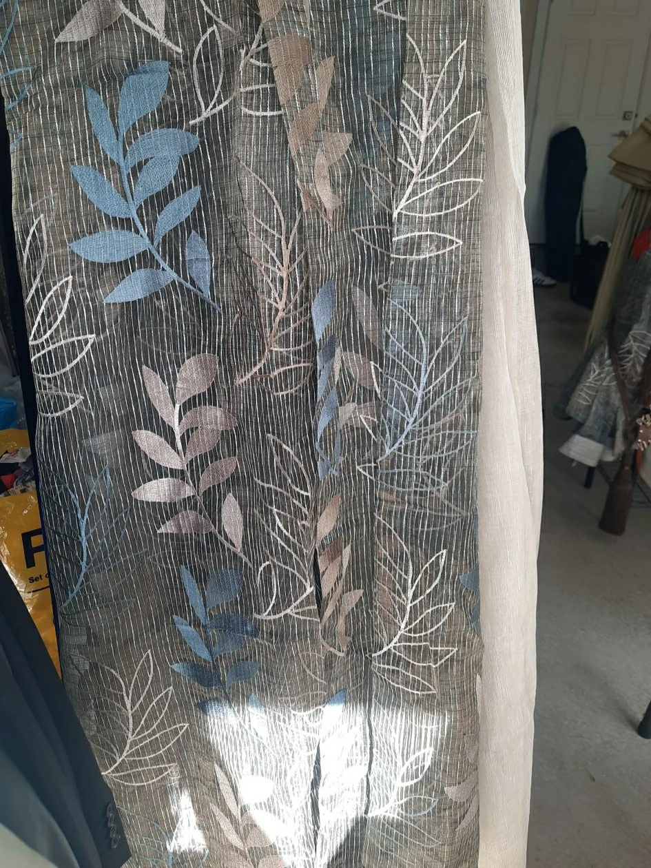 Leaf Print Curtains