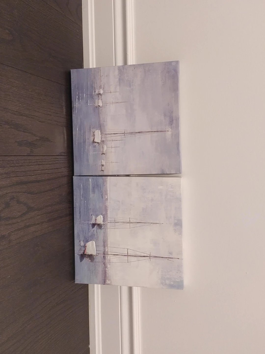 Set of 2 Sailboat Canvas Wall Art