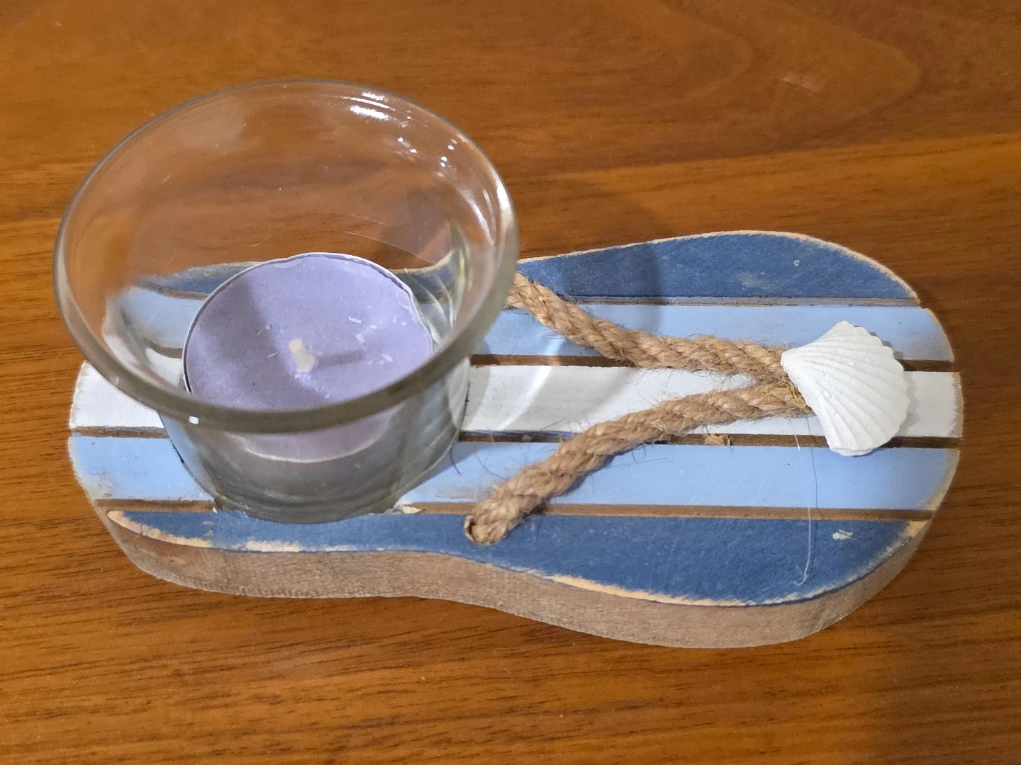 Beach Flip Flop Tealight Candle Holder