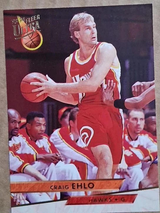 1994 Fleer Ultra Craig Ehlo Atlanta Hawks Basketball Card