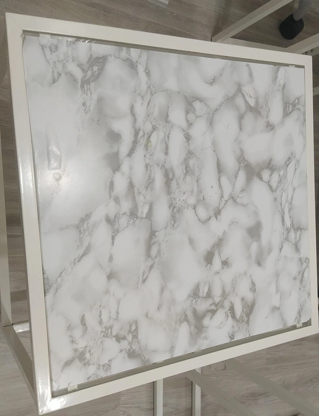 Marble Pattern Side Table