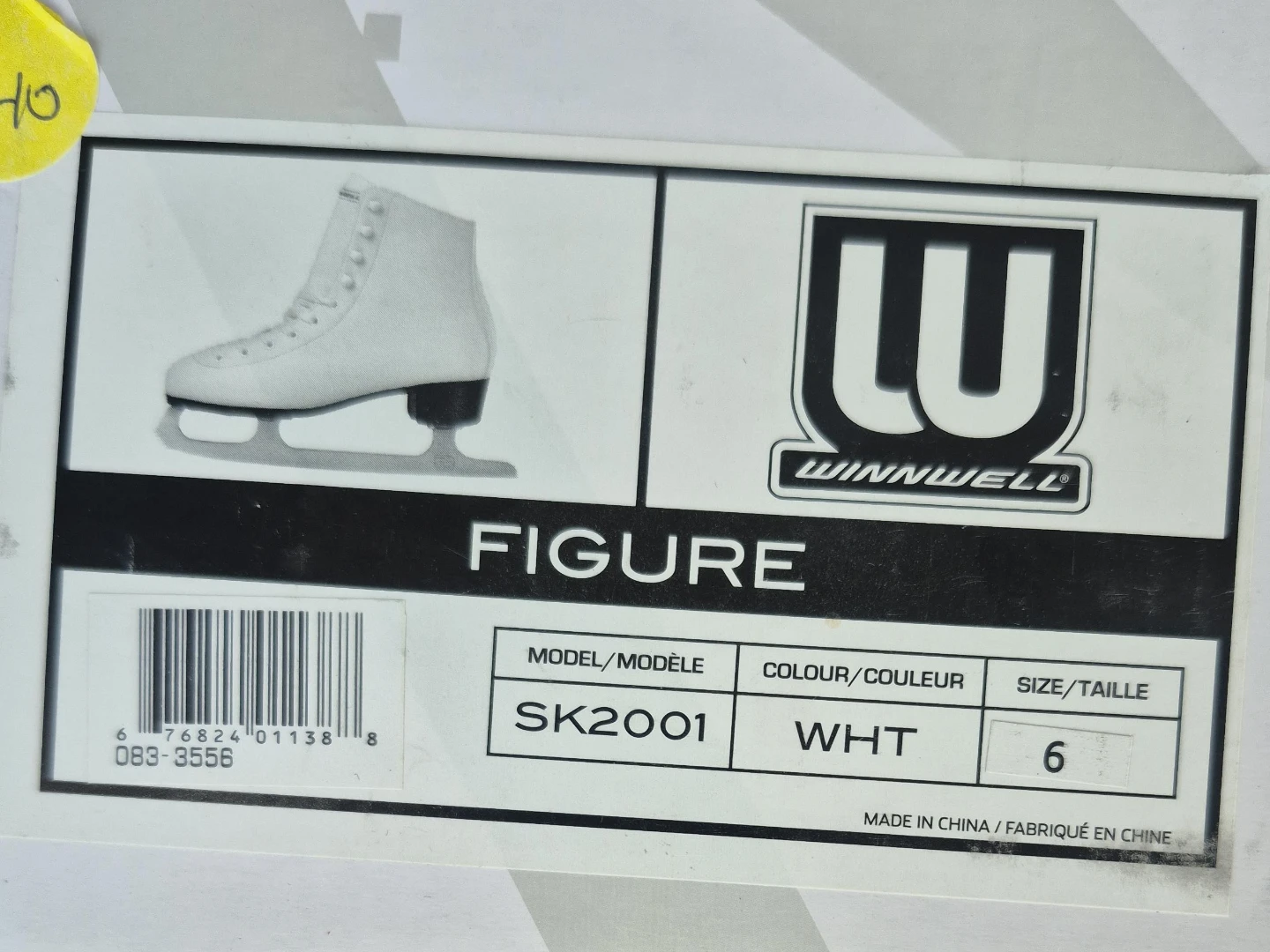 Winnwell Figure Skates Size 6