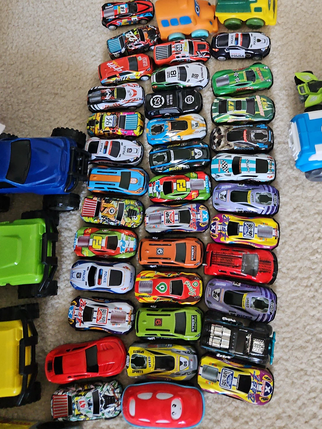 Assorted Die-cast Toy Cars