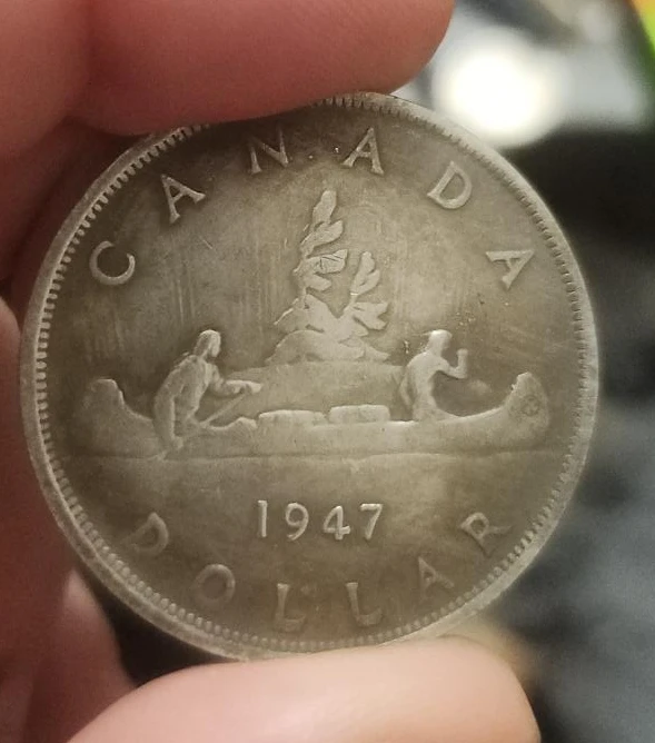 1947 Canadian Dollar Coin