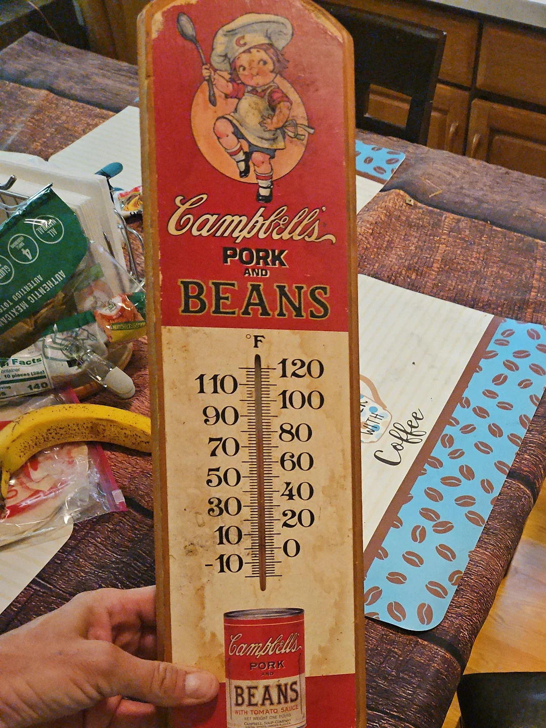 Campbell's Pork and Beans Thermometer