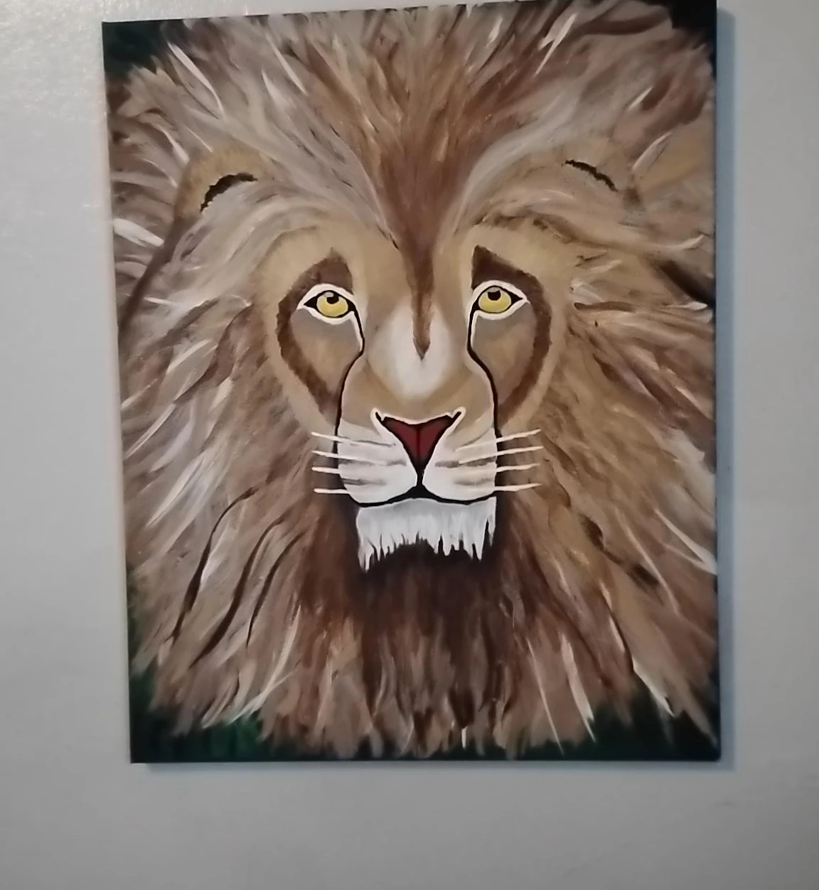 Lion Portrait Painting