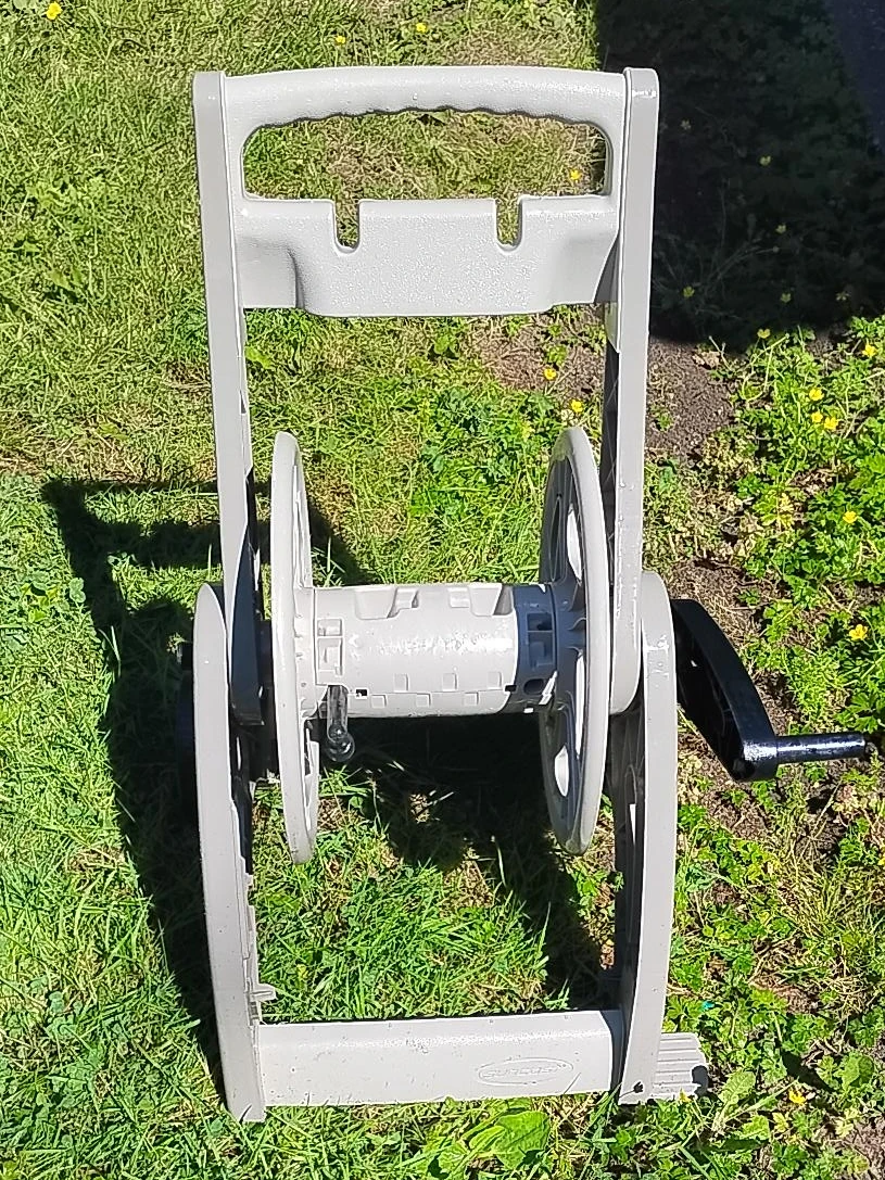 Grey Hose Reel Cart