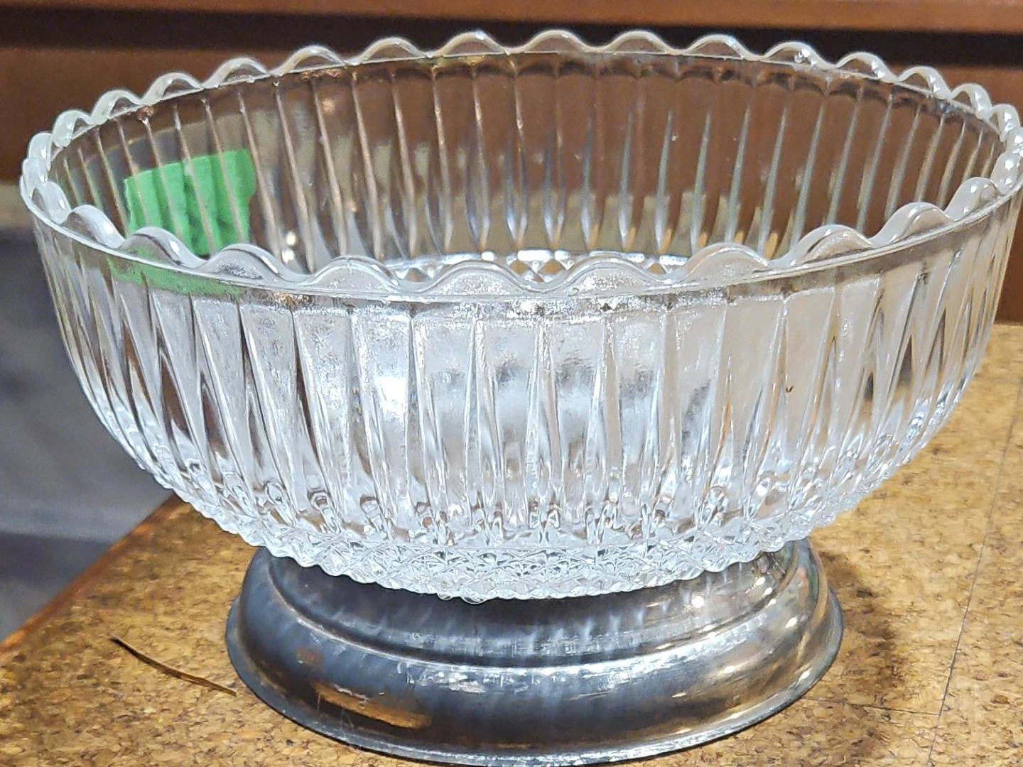 Glass Pedestal Bowl