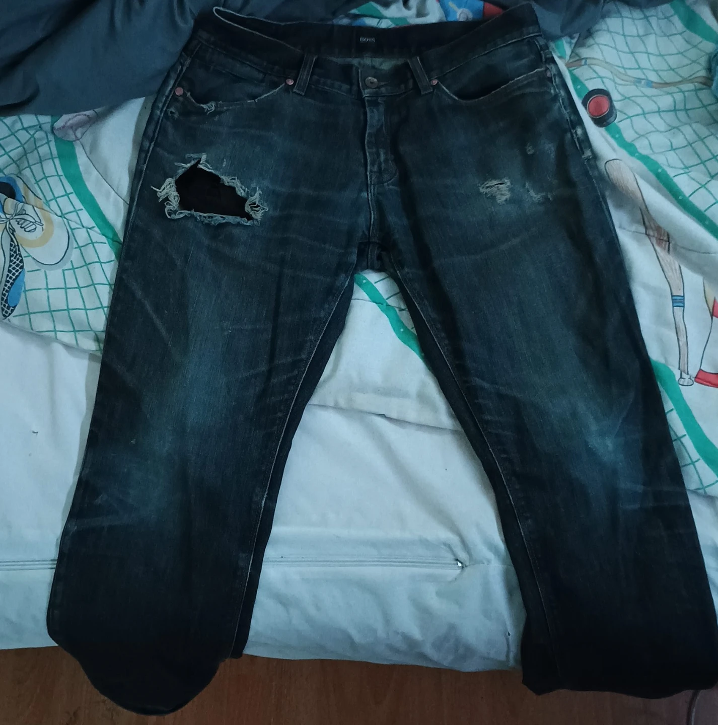 BOSS Hugo Boss Stretch Denim Jeans