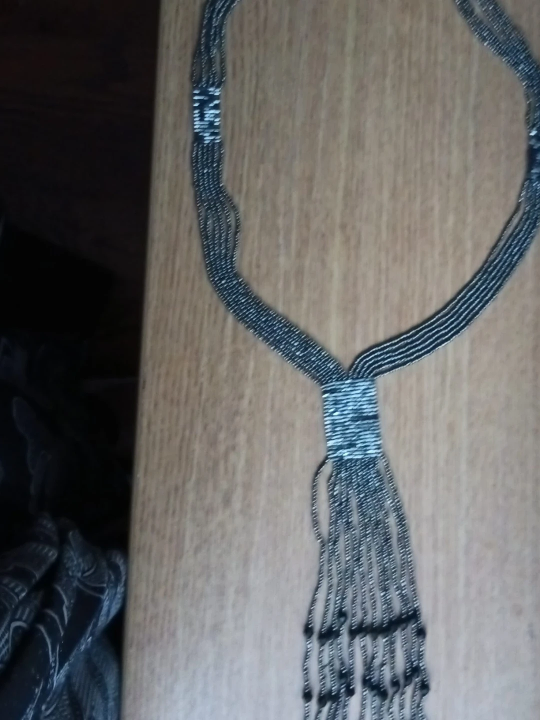 Beaded Tassel Necklace