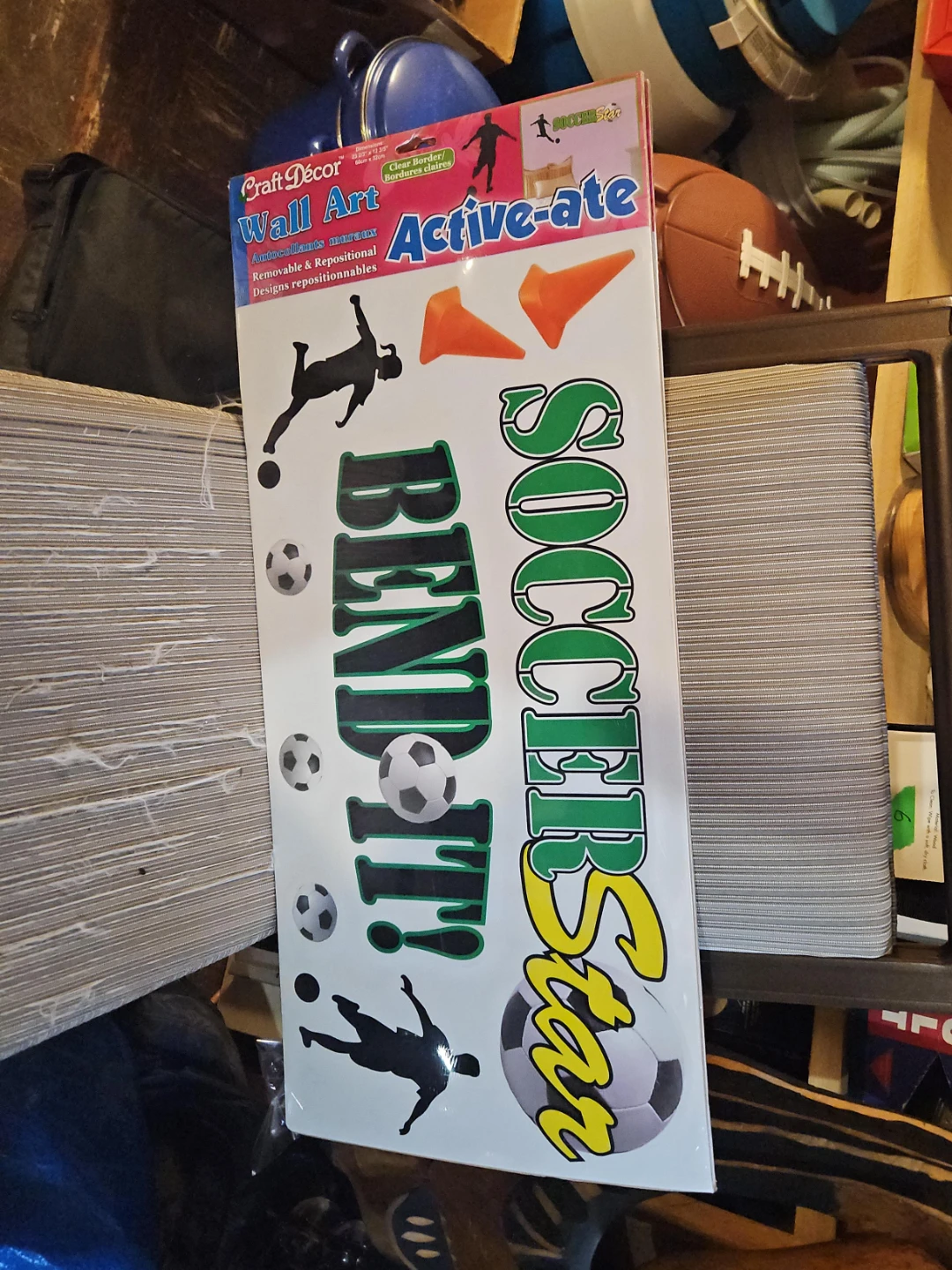 Craft Decor Wall Art - Soccer Star Bend It!