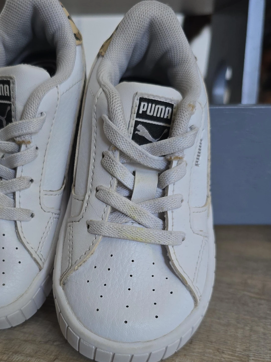 Puma White Leopard & Zebra Print Sneakers