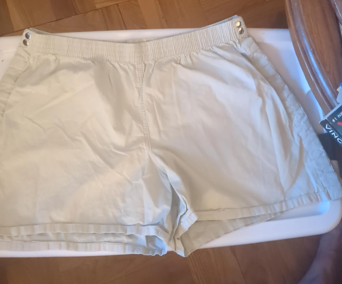 Three pairs of lightweight Tan Cargo Shorts - Size Large