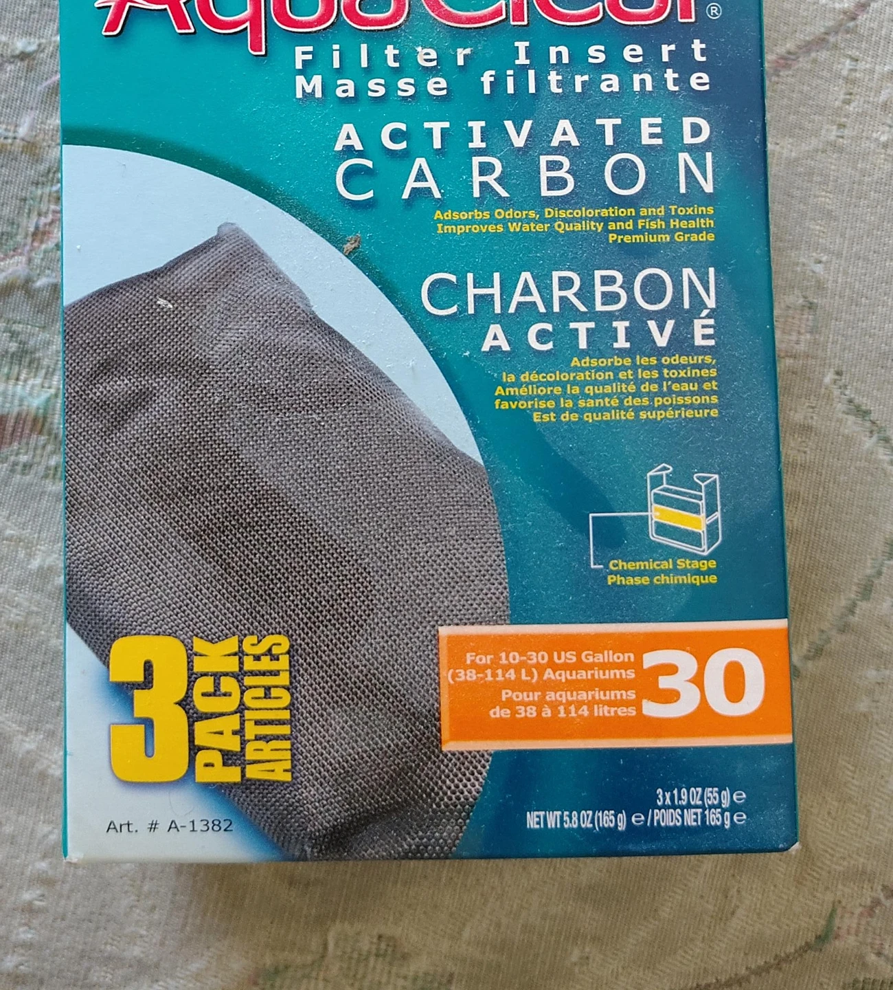 AquaClear Activated Carbon Filter Inserts (1  Pack)