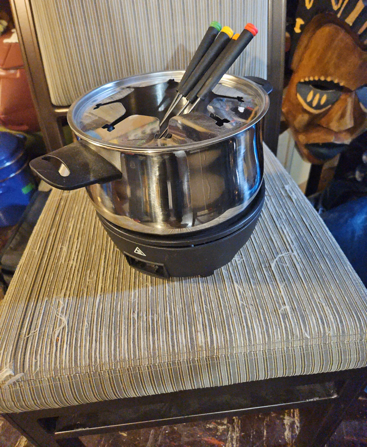 Starfrit Fondue Set with 6 Fondue Forks
