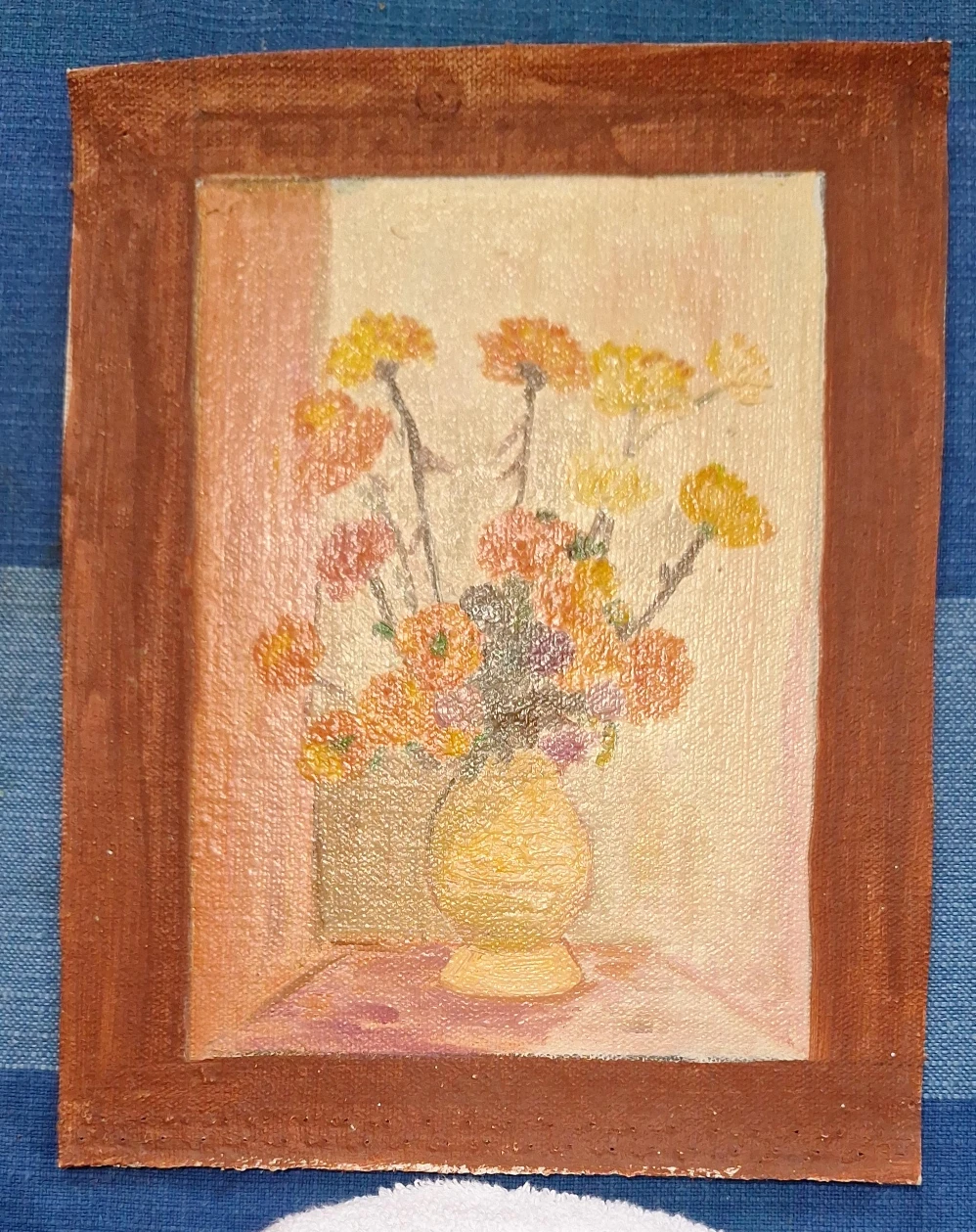 Framed Floral Painting