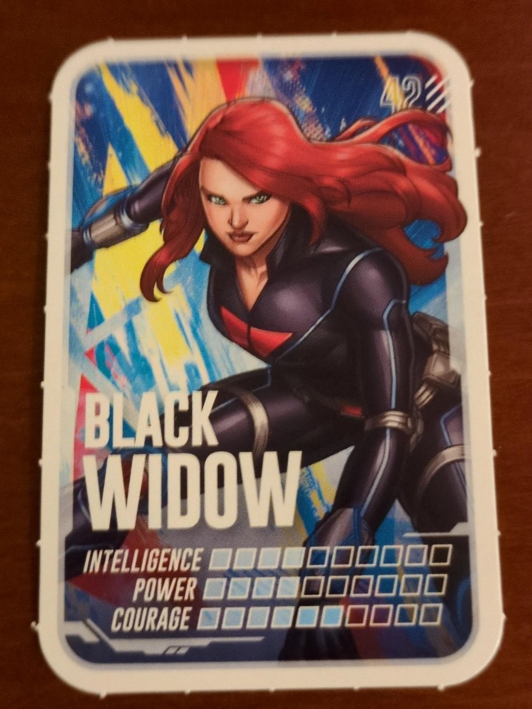 Marvel Black Widow Trading Card