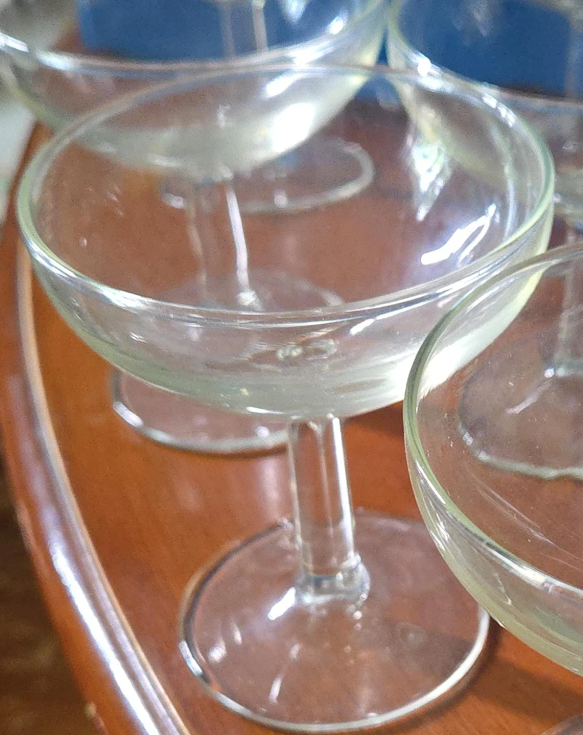 Set of 6 Glass Coupe Glasses - photo 2
