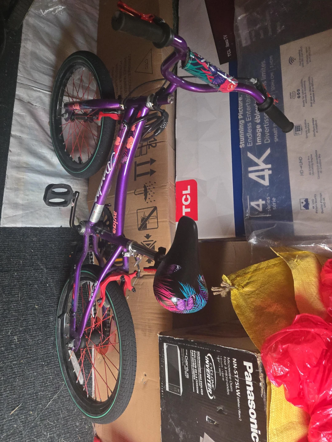 Purple Kids Bike