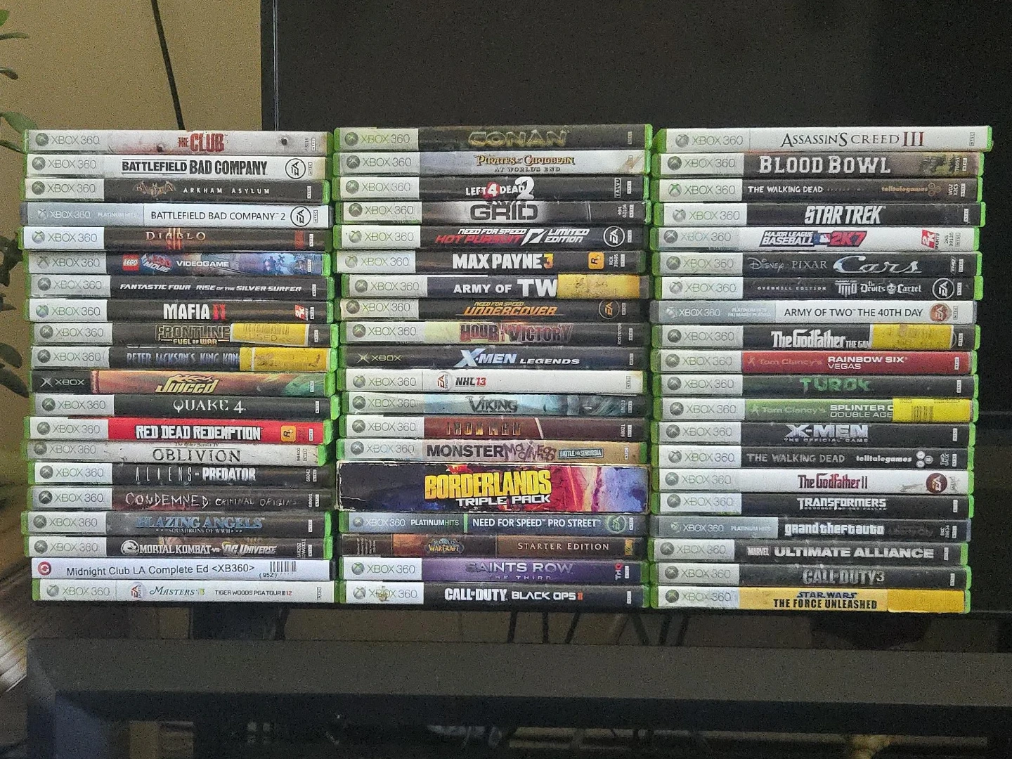 Xbox 360 Games Lot - Various Titles,  69 games total
