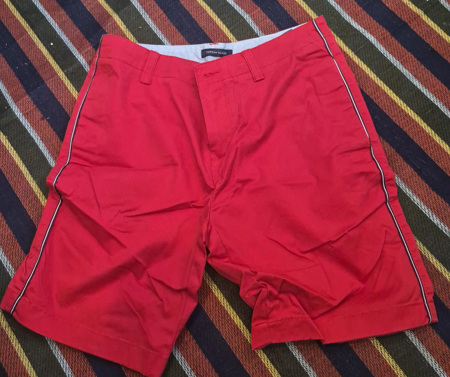 Tommy Hilfiger Red Chino Shorts Size 31