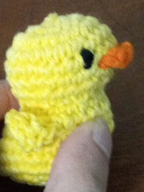 Handmade Crocheted Duckling