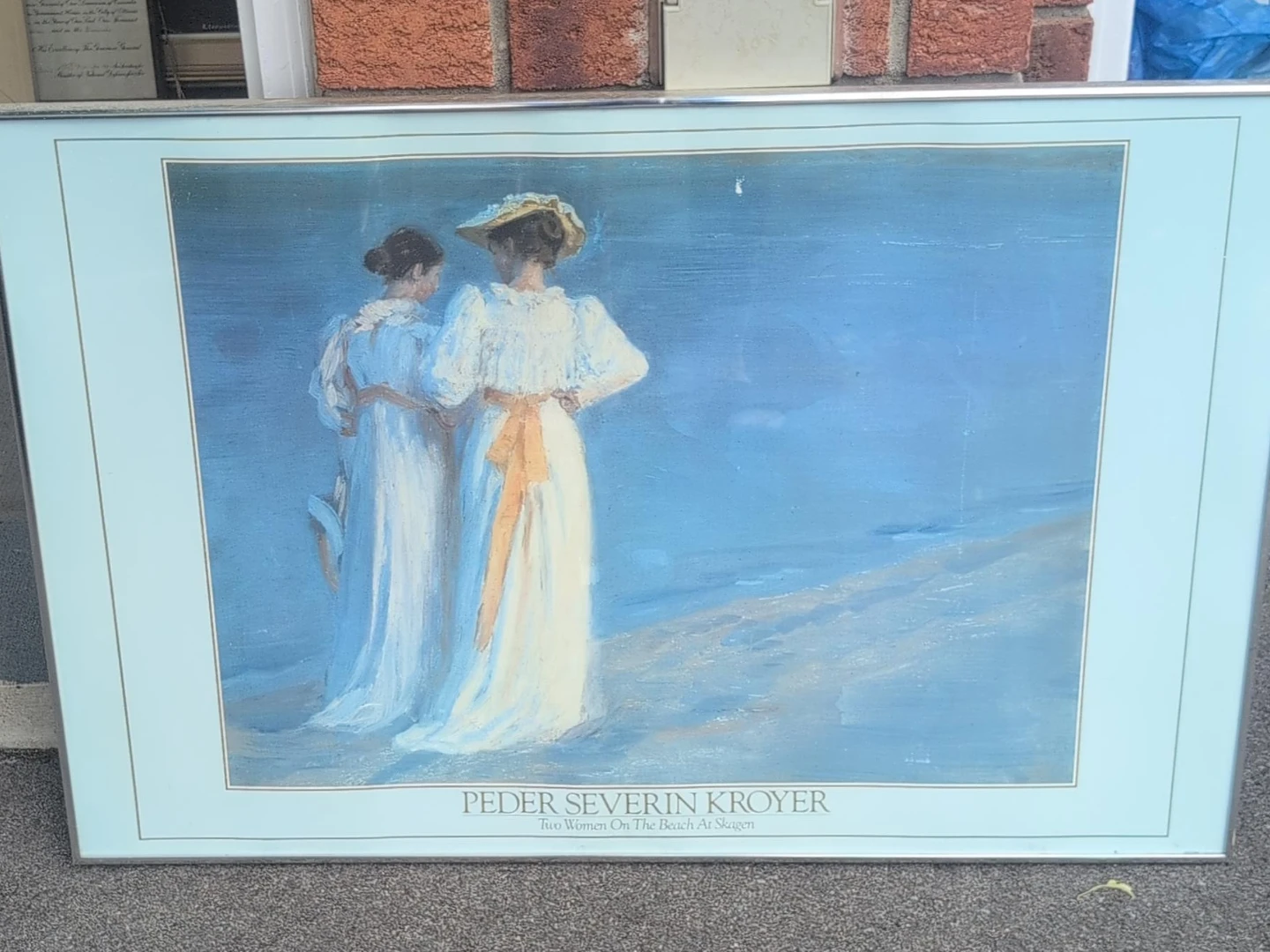 Peder Severin Krøyer Two Women On The Beach At Skagen Print