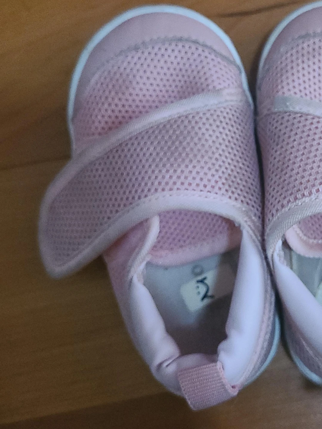 Pink Mesh Slip-On Shoes
