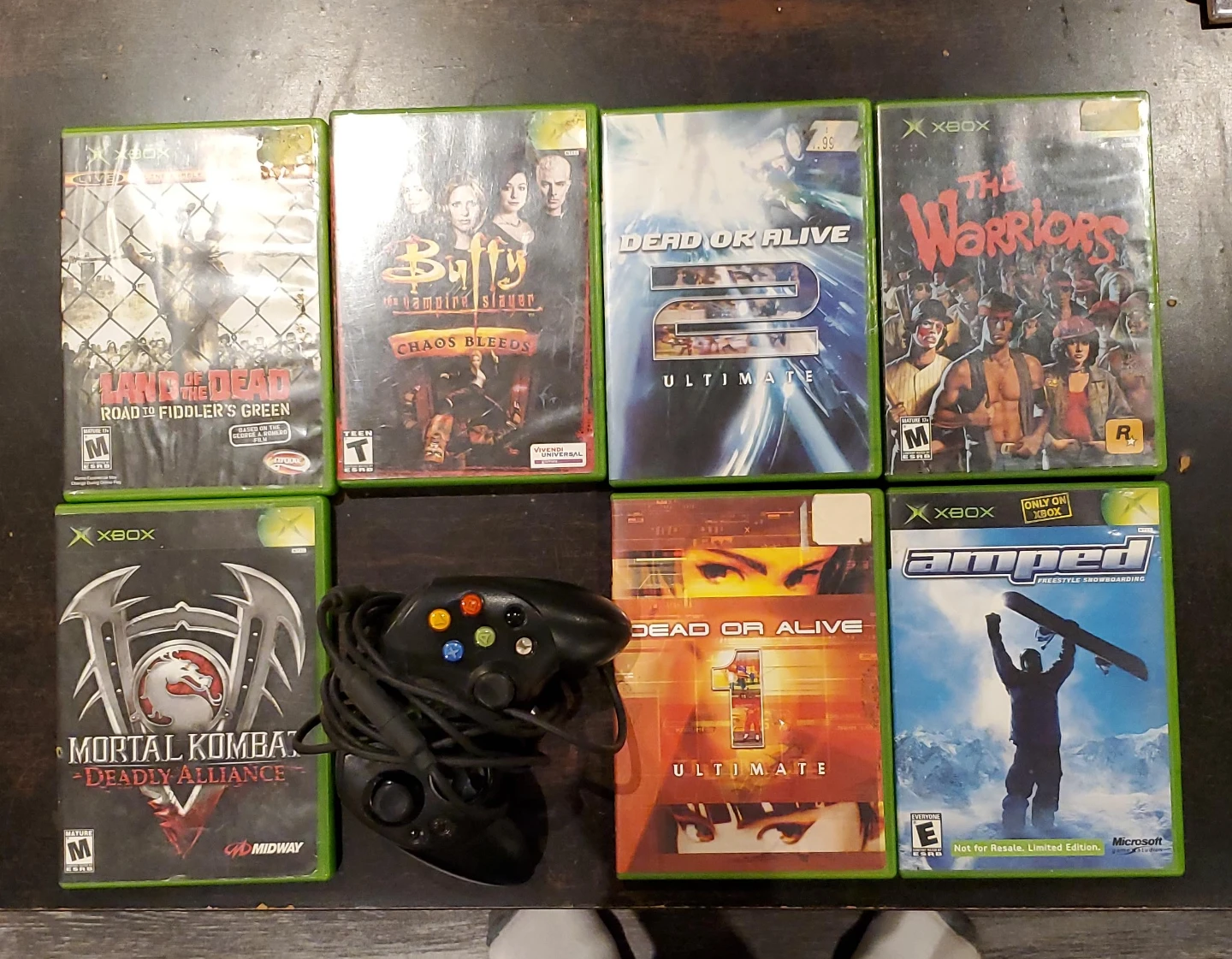 OG Xbox games and controller lot