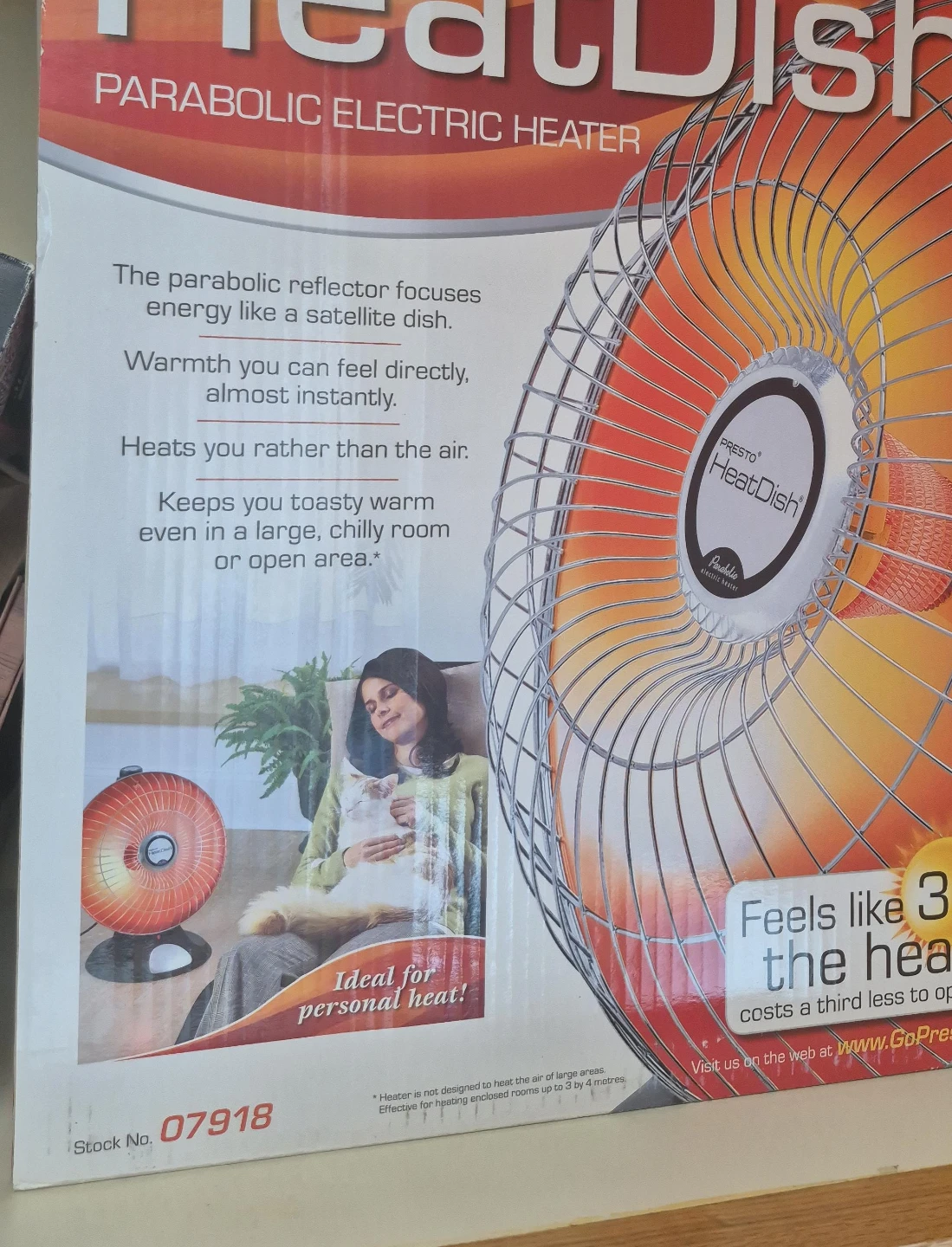 Presto HeatDish Parabolic Electric Heater