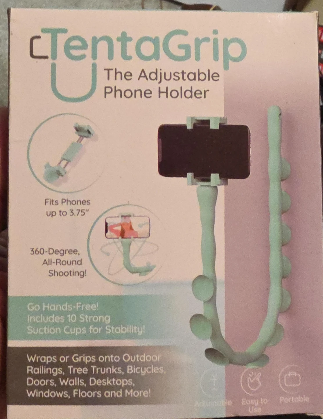 TentaGrip Adjustable Phone Holder