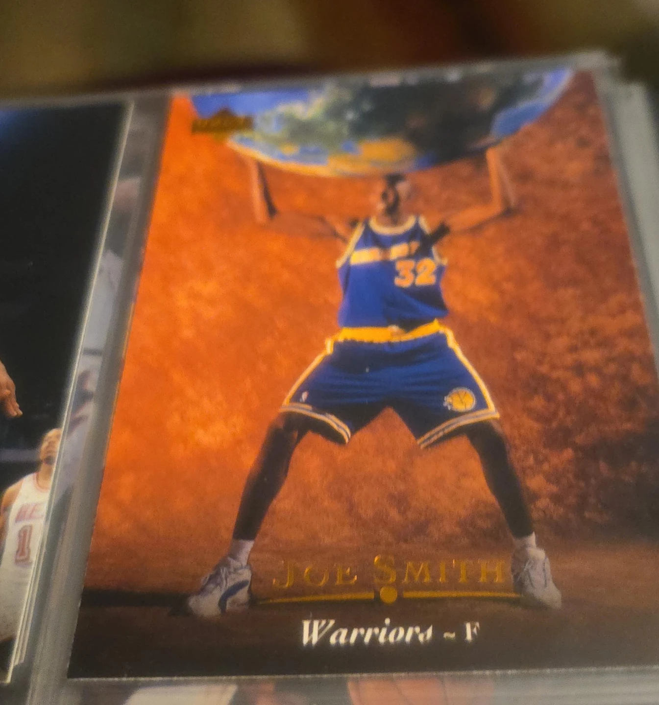 Joe Smith Warriors Basketball Card