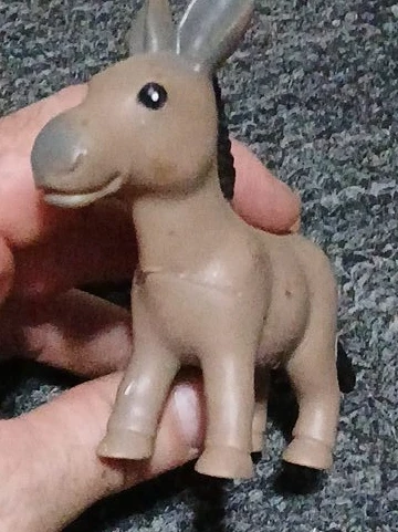 Plastic Donkey Toy Figure