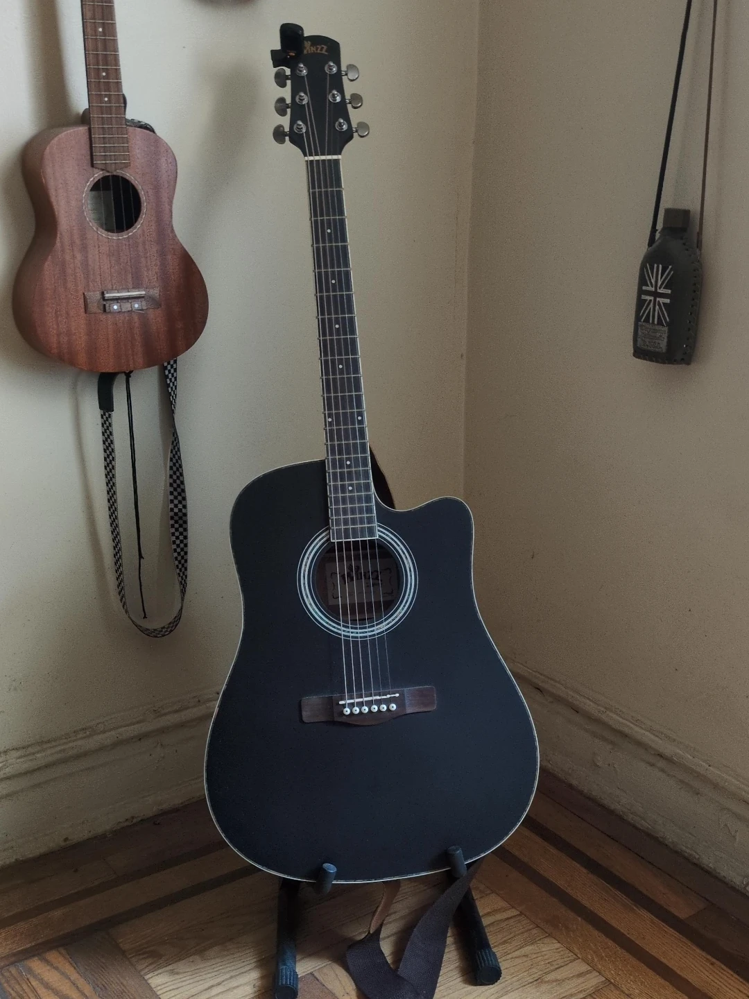 Black Acoustic Guitar