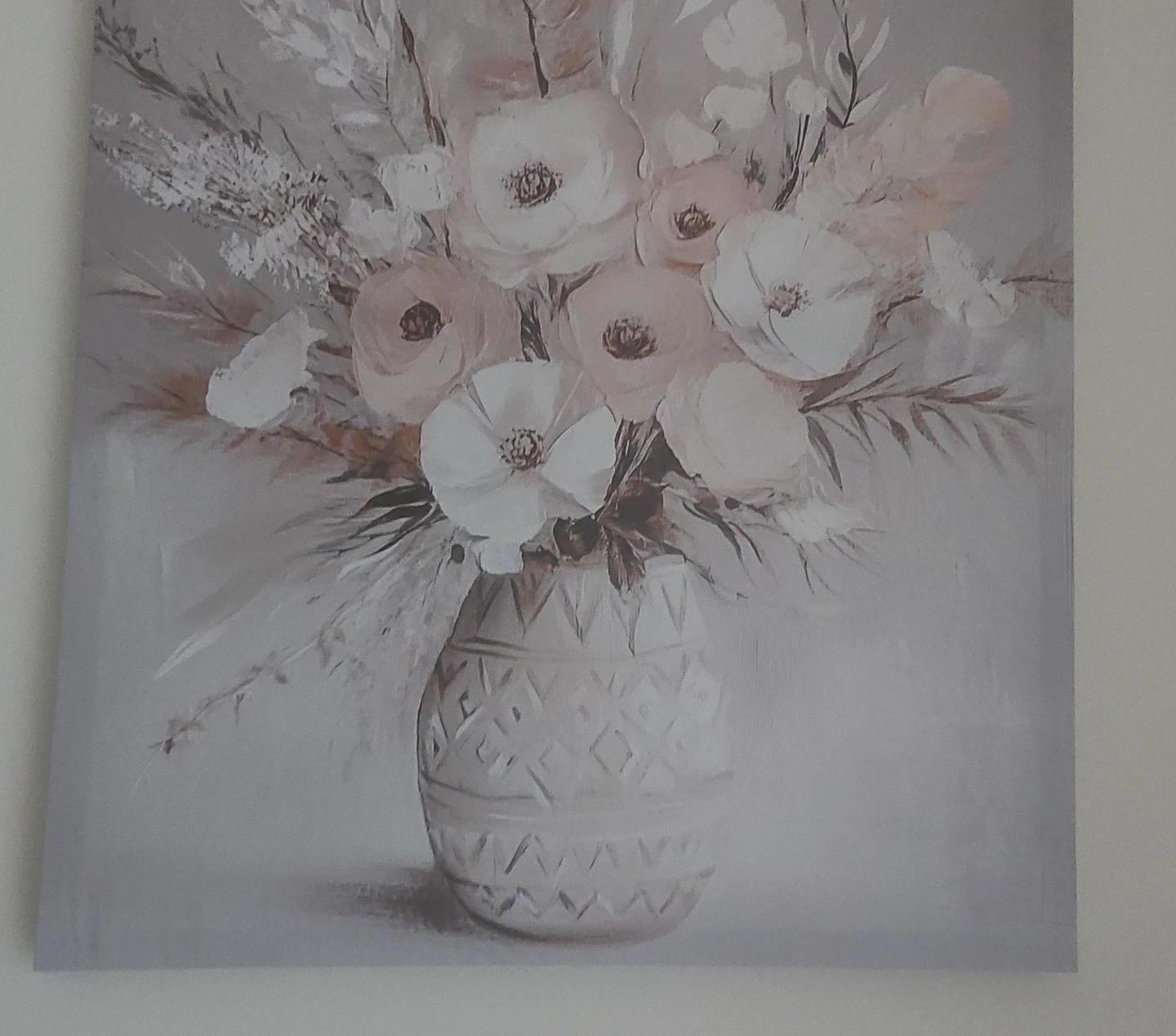 Boho Floral Canvas Wall Art