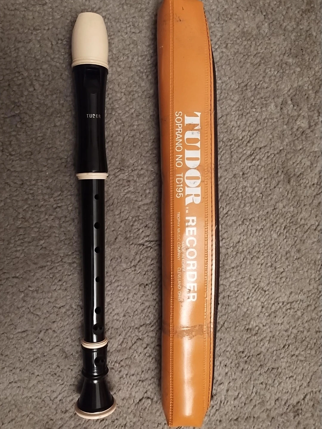 Tudor Soprano Recorder TD195 with Case