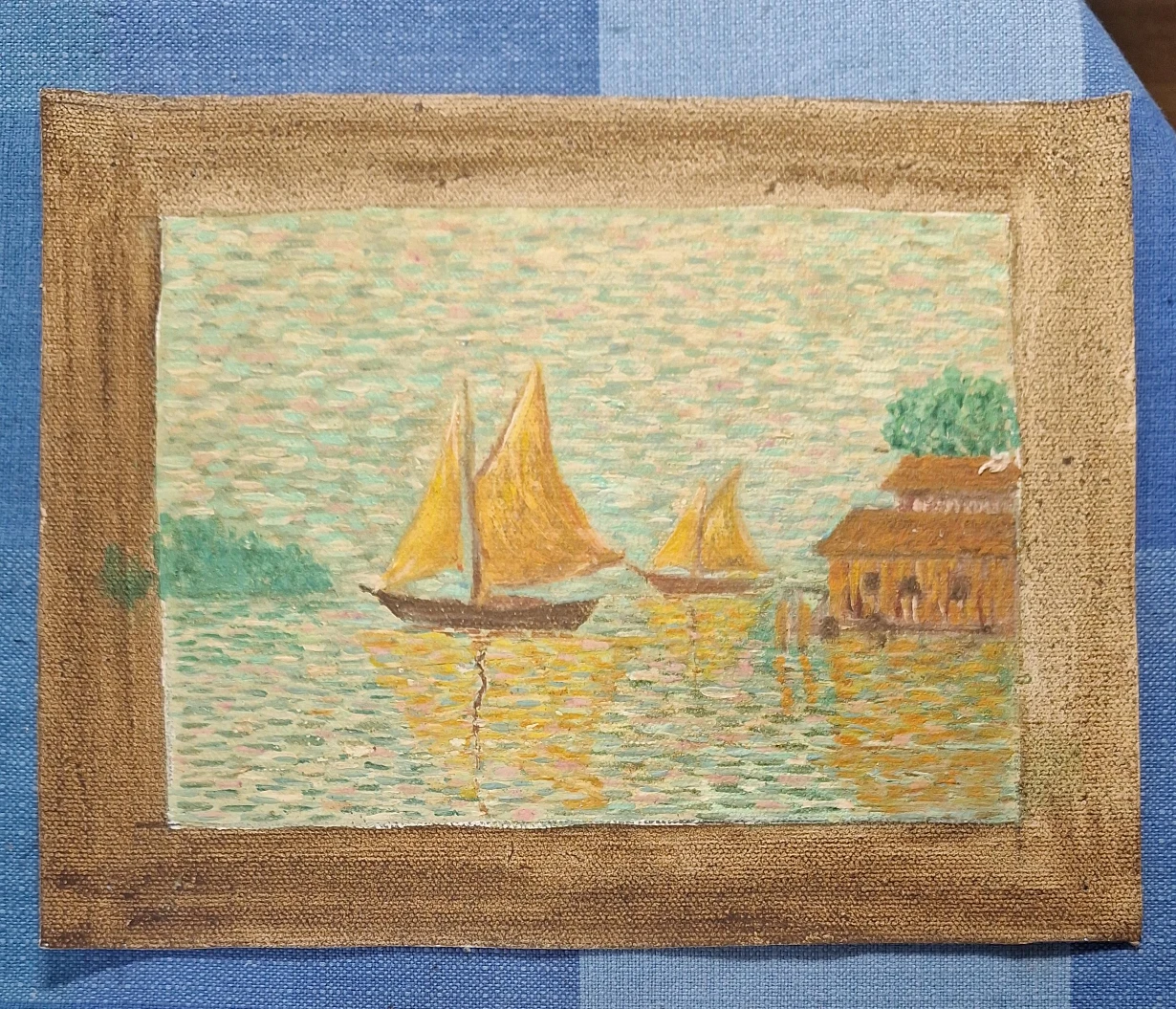 Vintage Seascape Painting