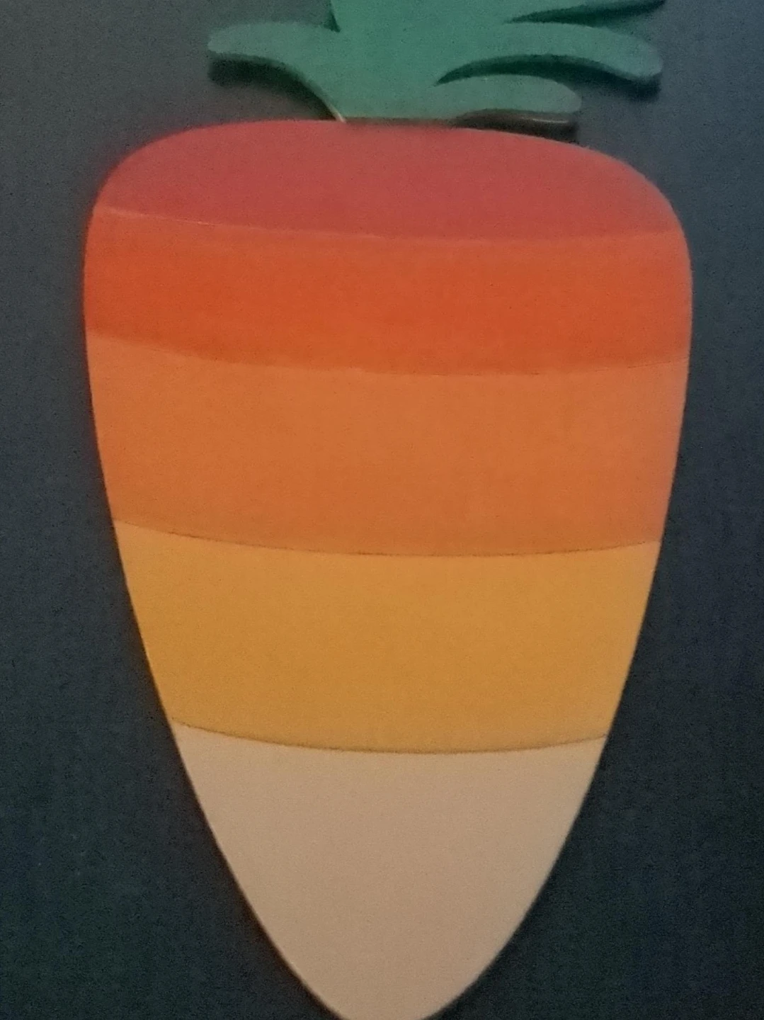 Candy Corn Carrot Decoration