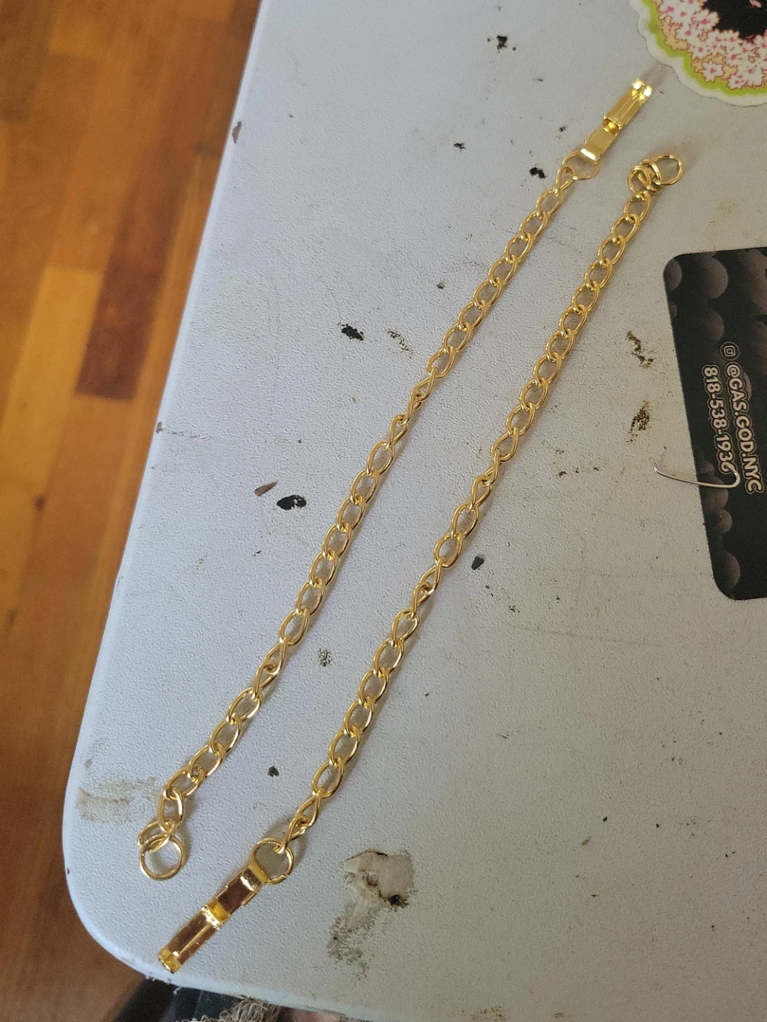 Gold Tone Chain Extenders (Set of 2)