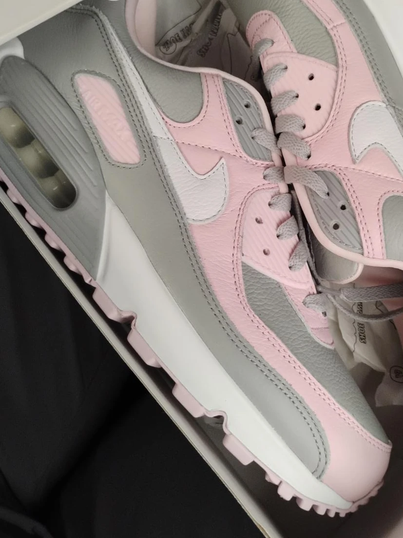 Nike Air Max 90 SE (Pink/Grey) Women's Shoes